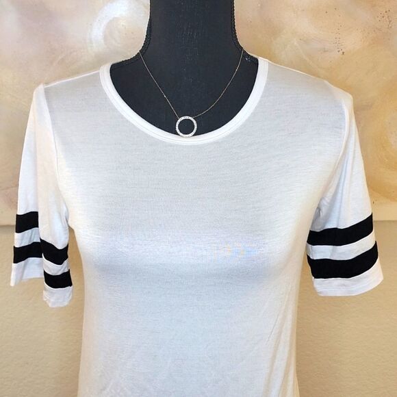 Varsity White Crew T-Shirt - Picture 4 of 10